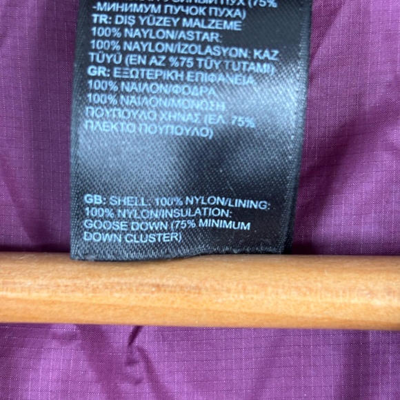 VTG North Face Tonnerro Down Puffer Jacket M/L Hood Fanfare Green Teal Packable - Picture 9 of 14